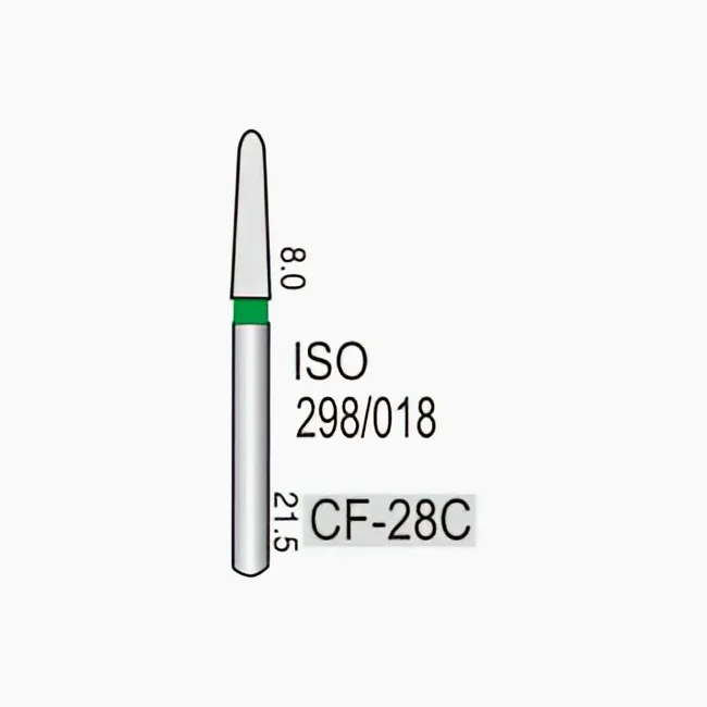 مخروطي مدبب (كحت لثوي) CF-28C، حبيبات خشنة، 298/018