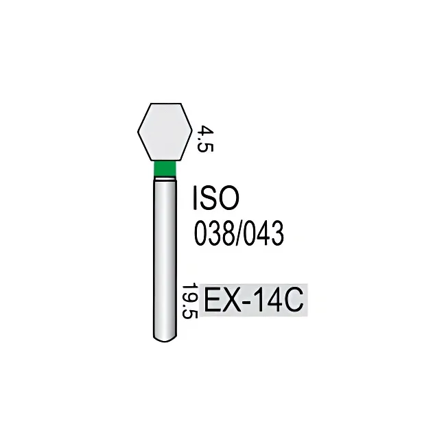 Special (Extra) Shape EX-14C, Coarse Grit, 038/040