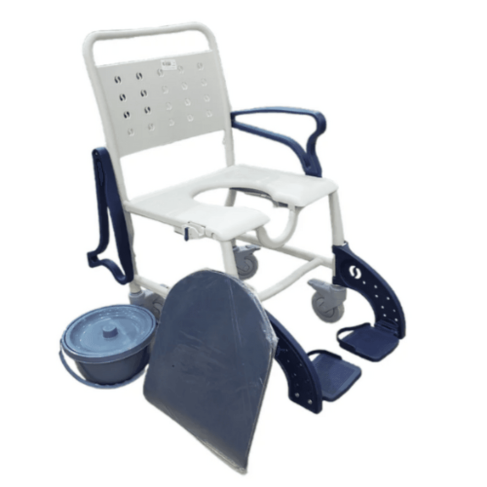Commode and Shower Chair, Fiberglass