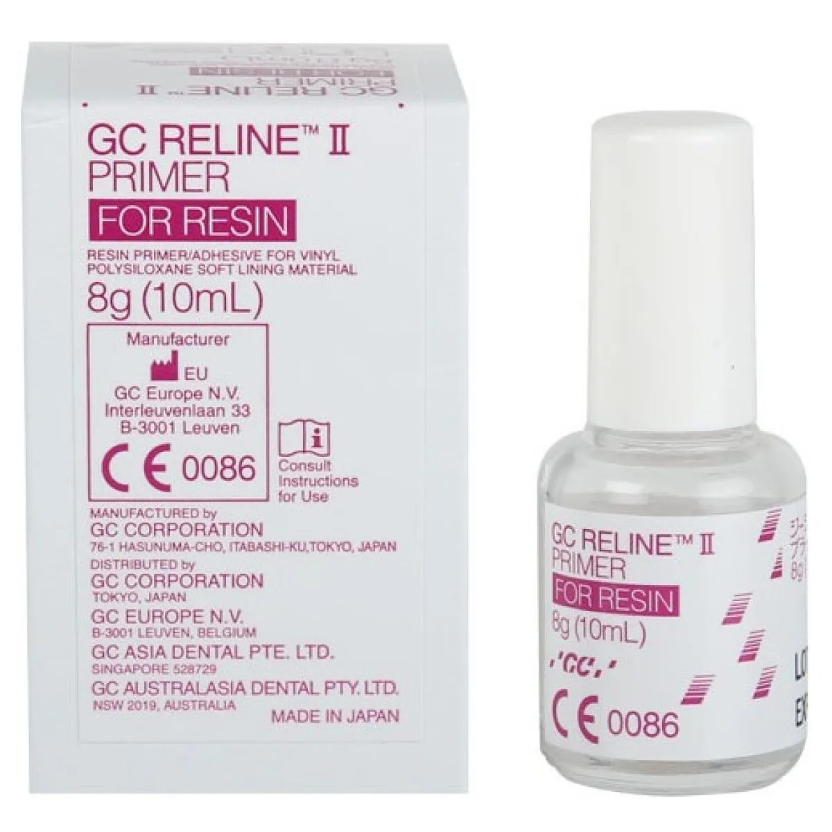 GC RELINE II برايمر للراتنج، زجاجة 10ml