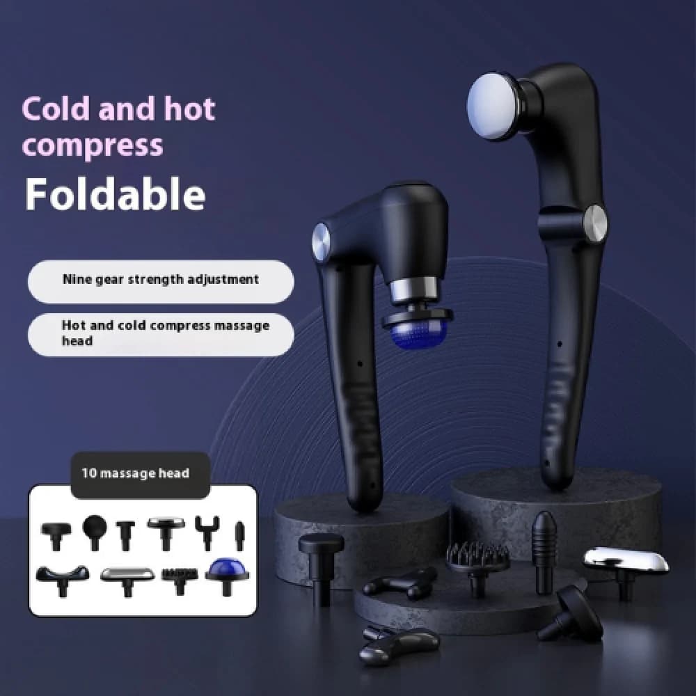 Folding Professional Massager with Heat and Cold