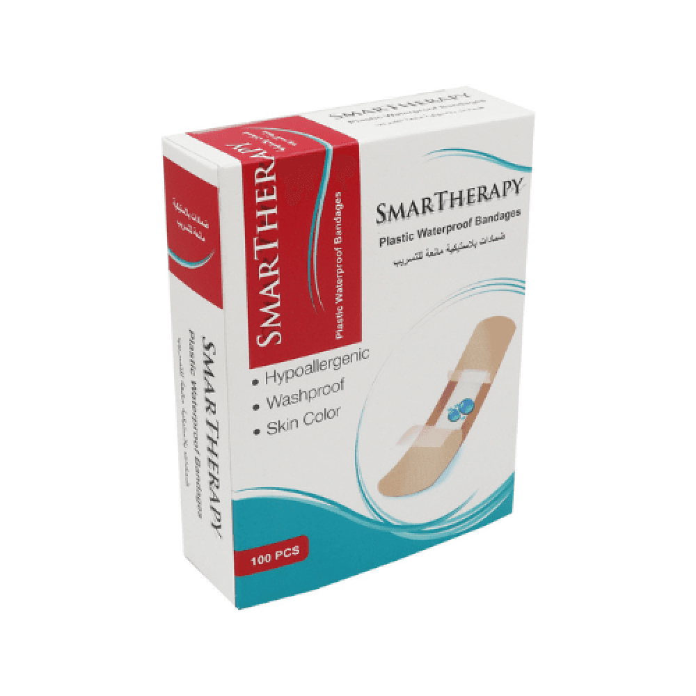 Waterproof Adhesive Bandages, 100 Pieces