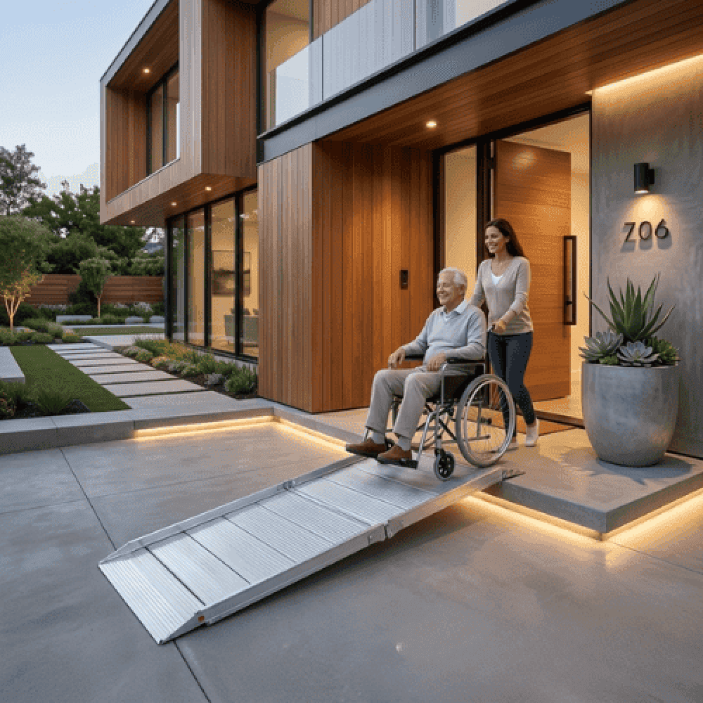 Folding Aluminum Ramp