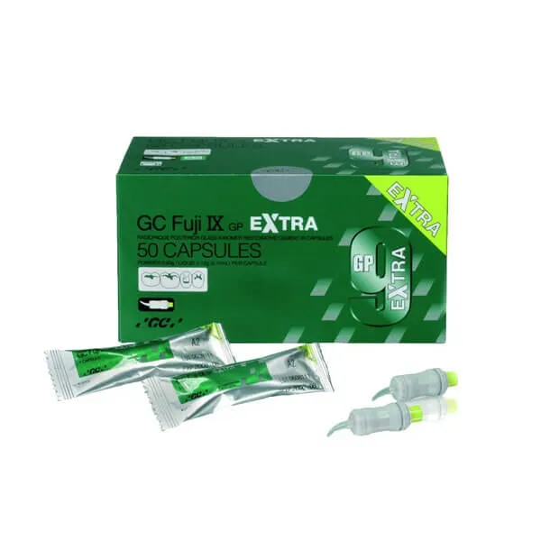 GC Fuji IX GP EXTRA، زجاج أيونومر قابل للتعبئة، A1