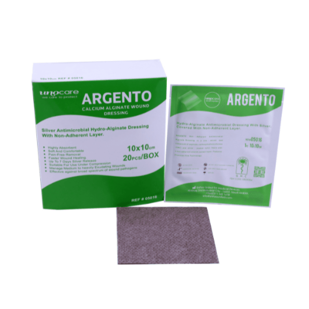 Argento Silver Wound Dressing, 10×10cm