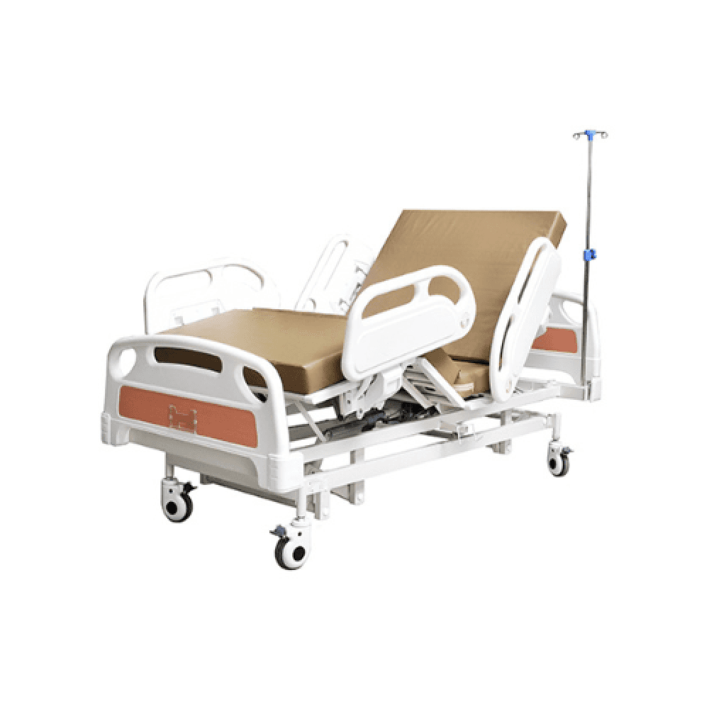 Electric Hospital Bed, 5 Functions, With Mattress
