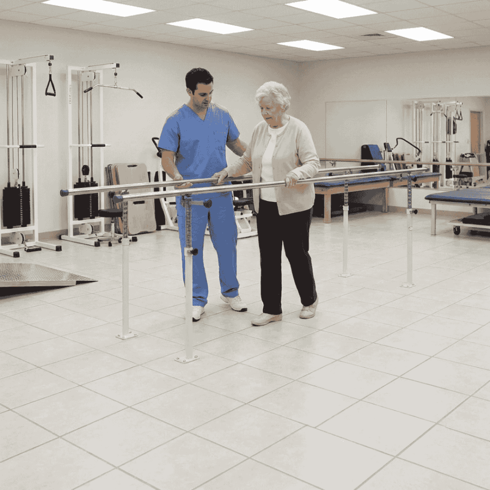 Folding Parallel Bars