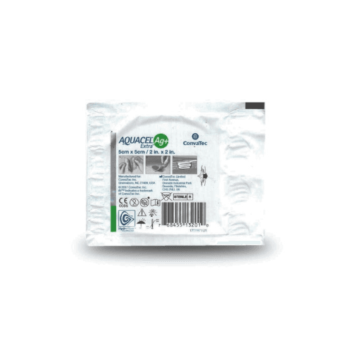 AQUACEL Ag Dressing, 5 × 5 cm