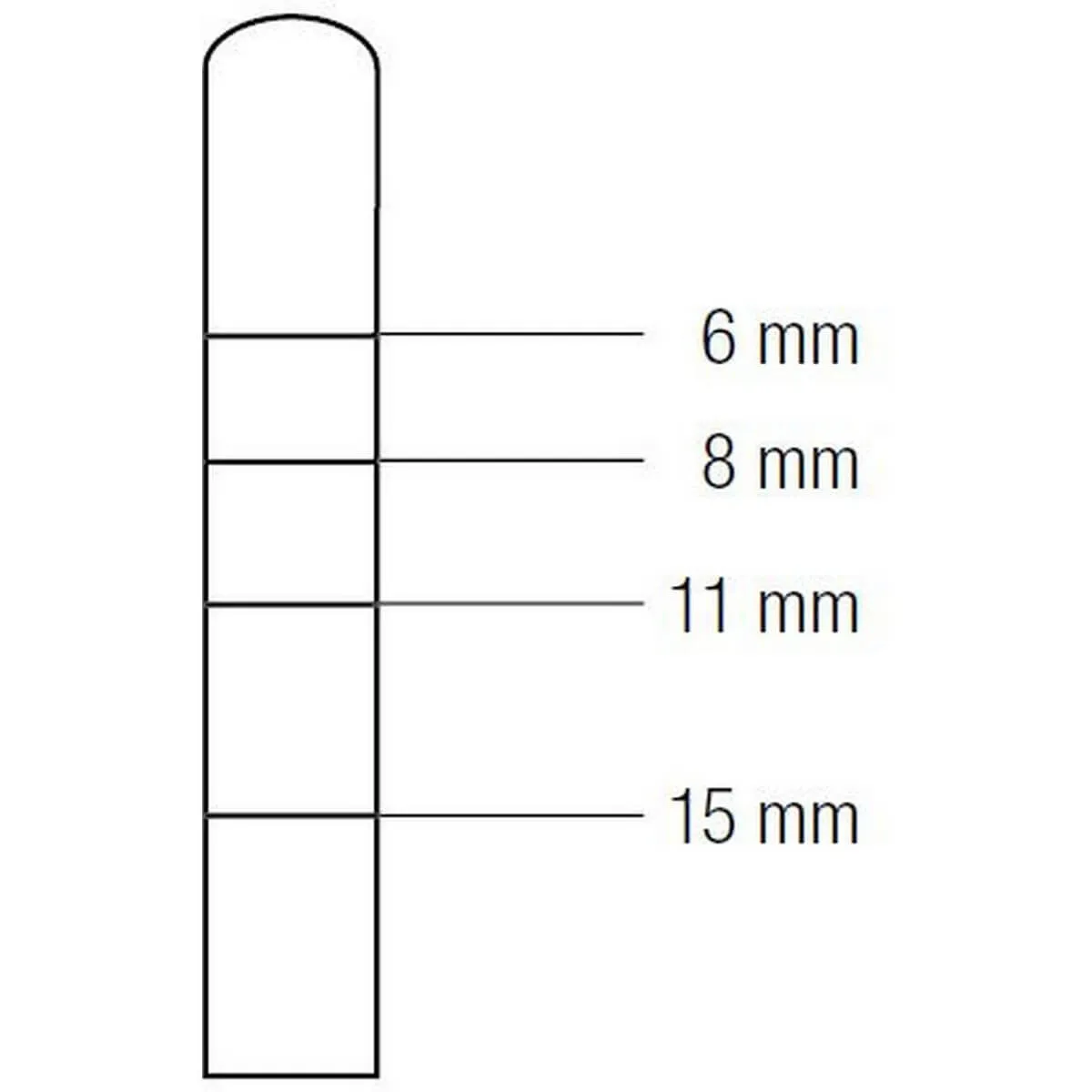 Osteotome Bayonet Convex 3.7mm