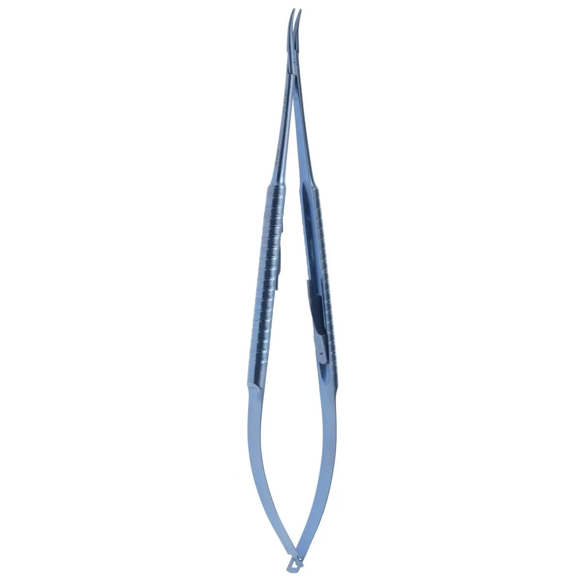 Needle Holder Micro, Titanium Curved