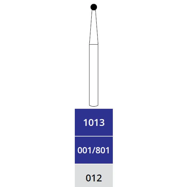 Diamond Burs, Round, Medium, FG 012