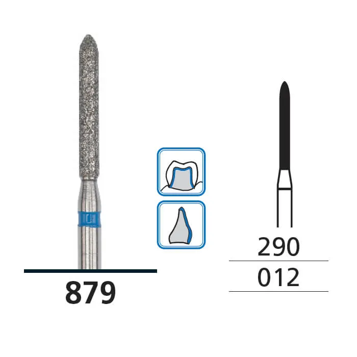 Diamond Burs, Torpedo, Medium, FG 012, 532158