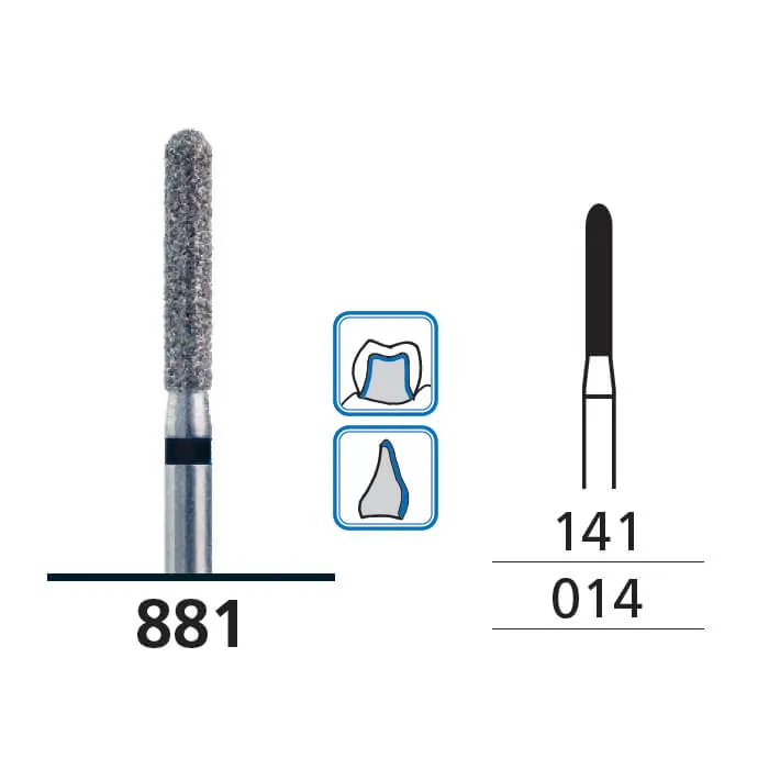 Diamond Burs, Torpedo, X-Coarse, FG 014