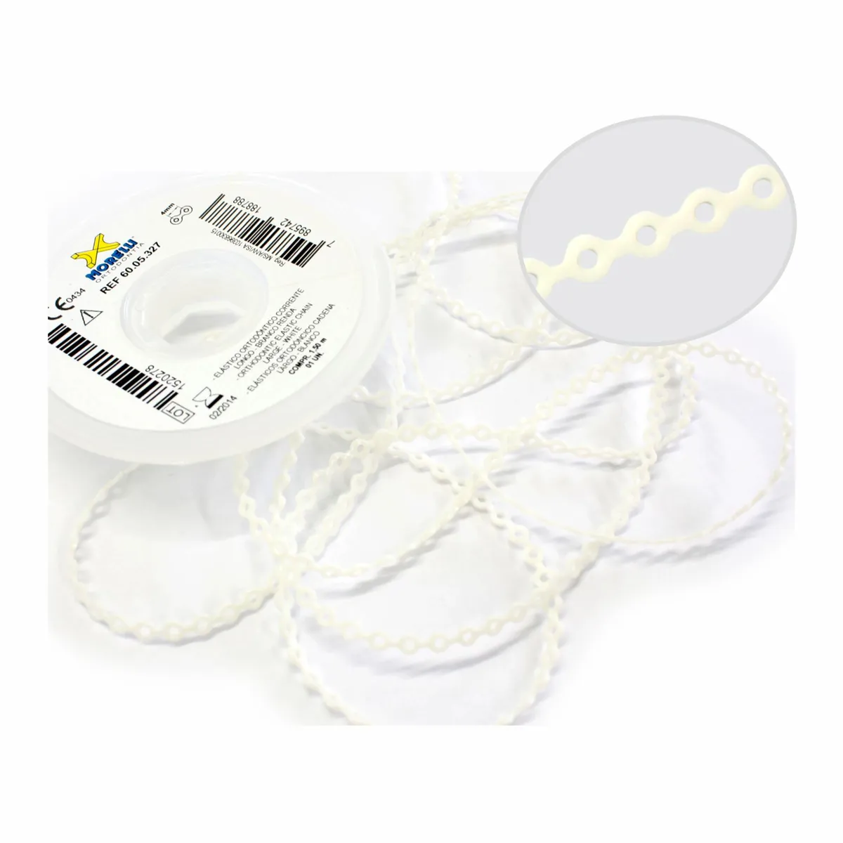 Elastic Chain Long, White