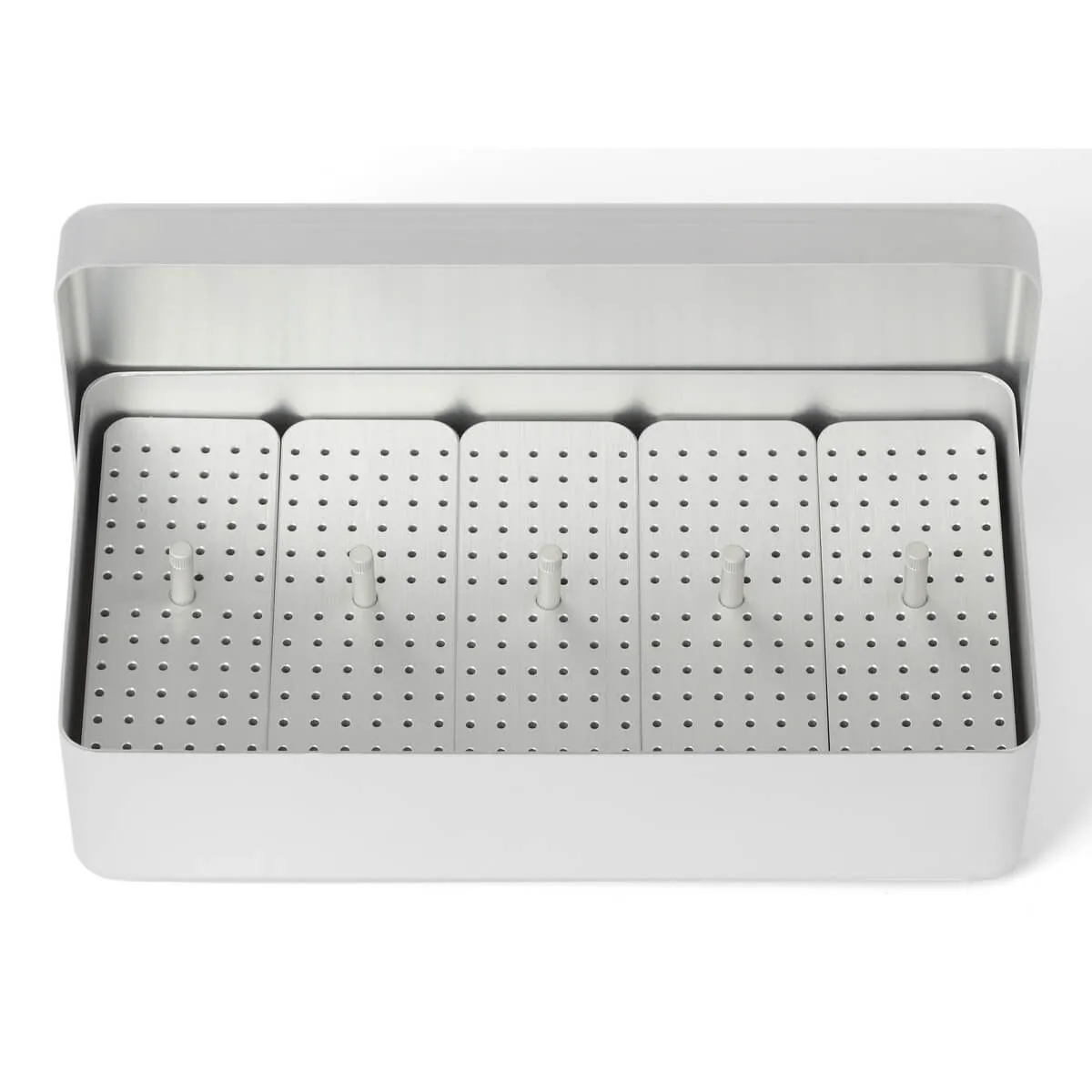 Endodontic Box Aluminum Large, Sliver