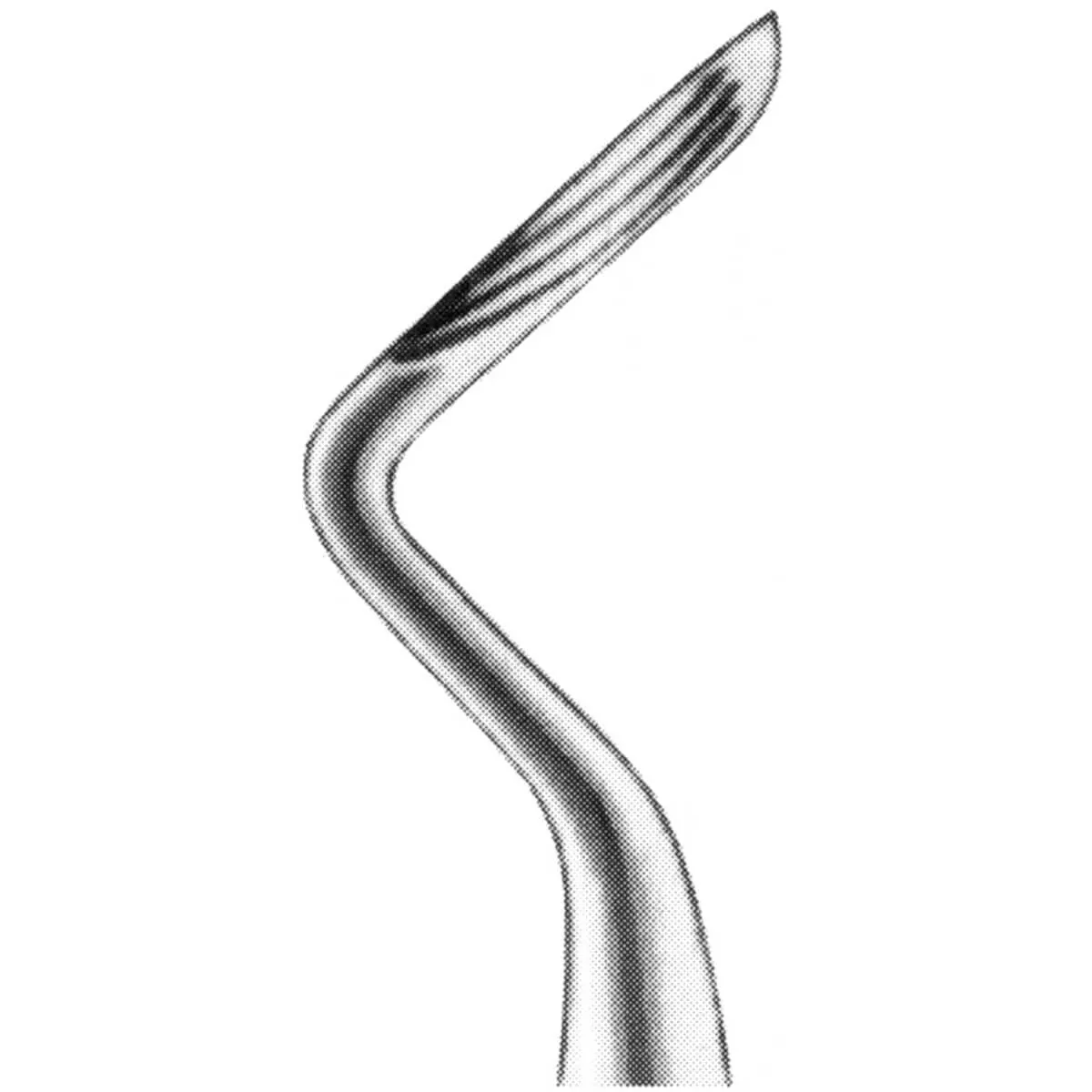 Root Elevator Kopp 4.2mm, Left, Curved