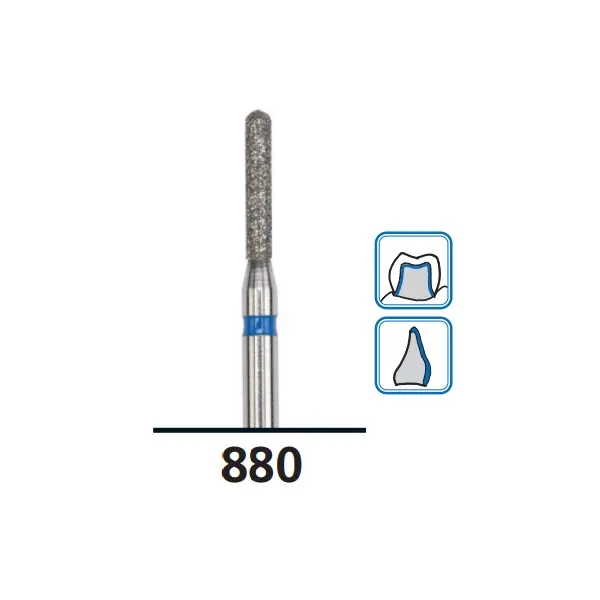 سنابل ألماسية أسطوانية مستديرة النهاية G880، حبيبات خشنة، FG-018