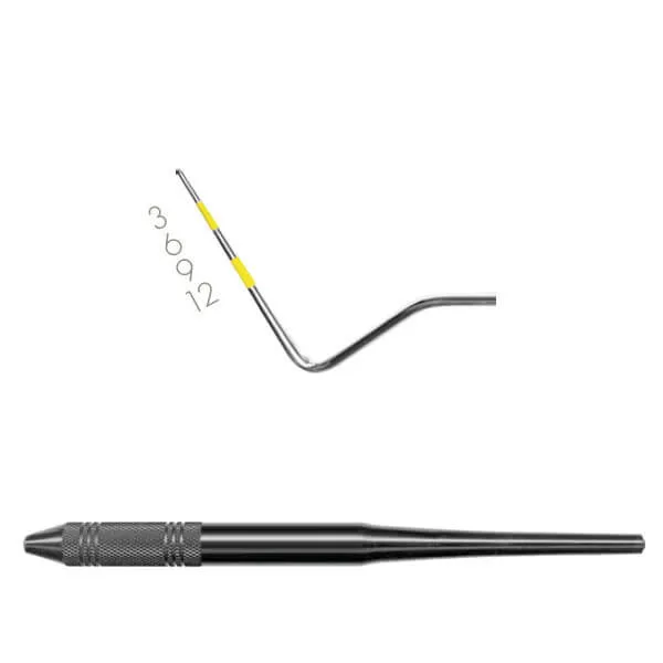 Probes, # 12, Single End, Yellow, EagleLite Resin Handle