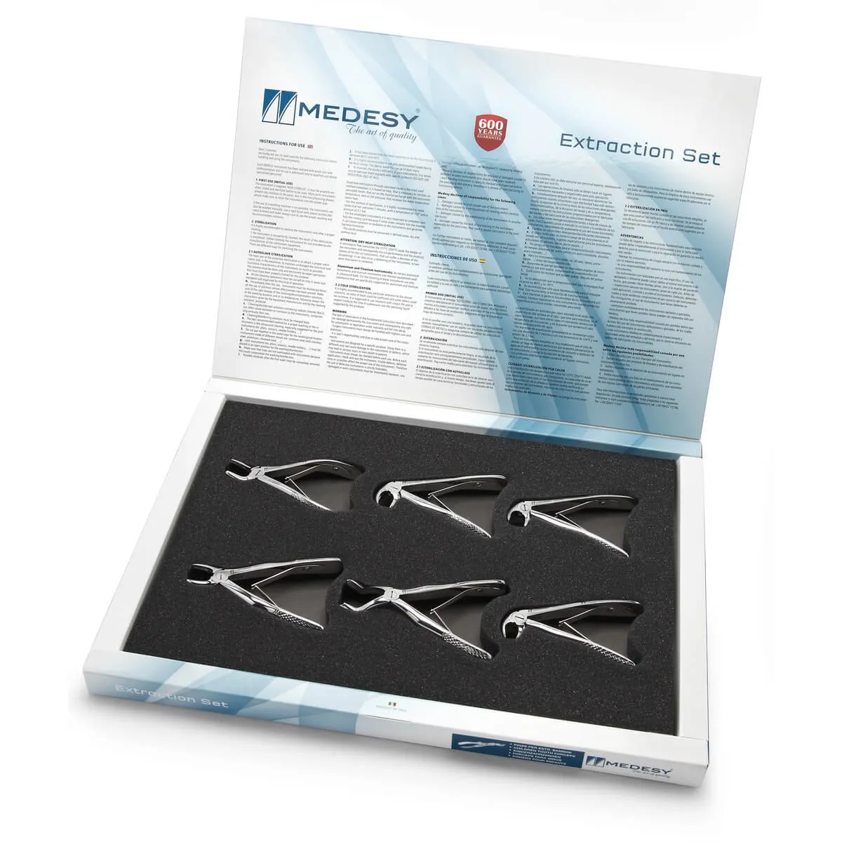 Set Tooth Forceps Pediatric With Spring