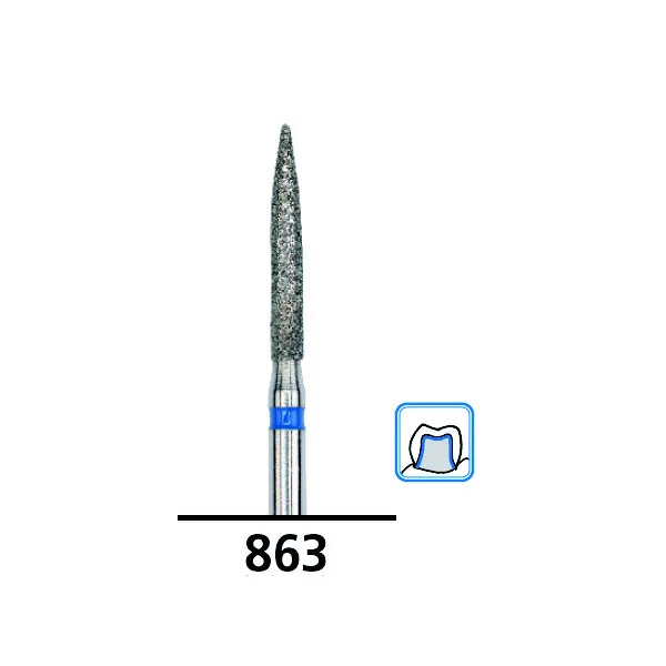 سنابل ألماسية طويلة على شكل لهب C863، حبيبات فائقة النعومة، FG-014