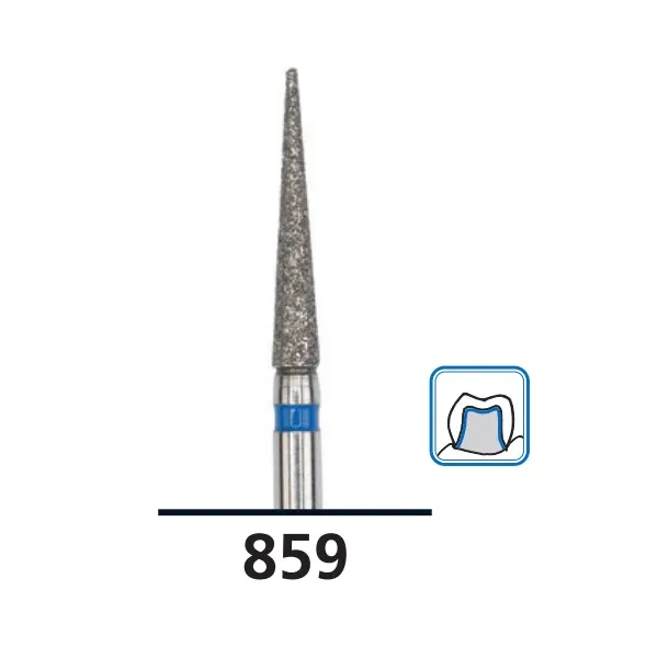 Needle Long Diamond Burs G859, Coarse Grit, FG-012