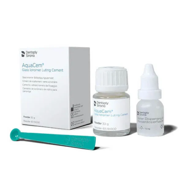 AquaCem، أسمنت تثبيت زجاجي أيونوميري، 30g مسحوق