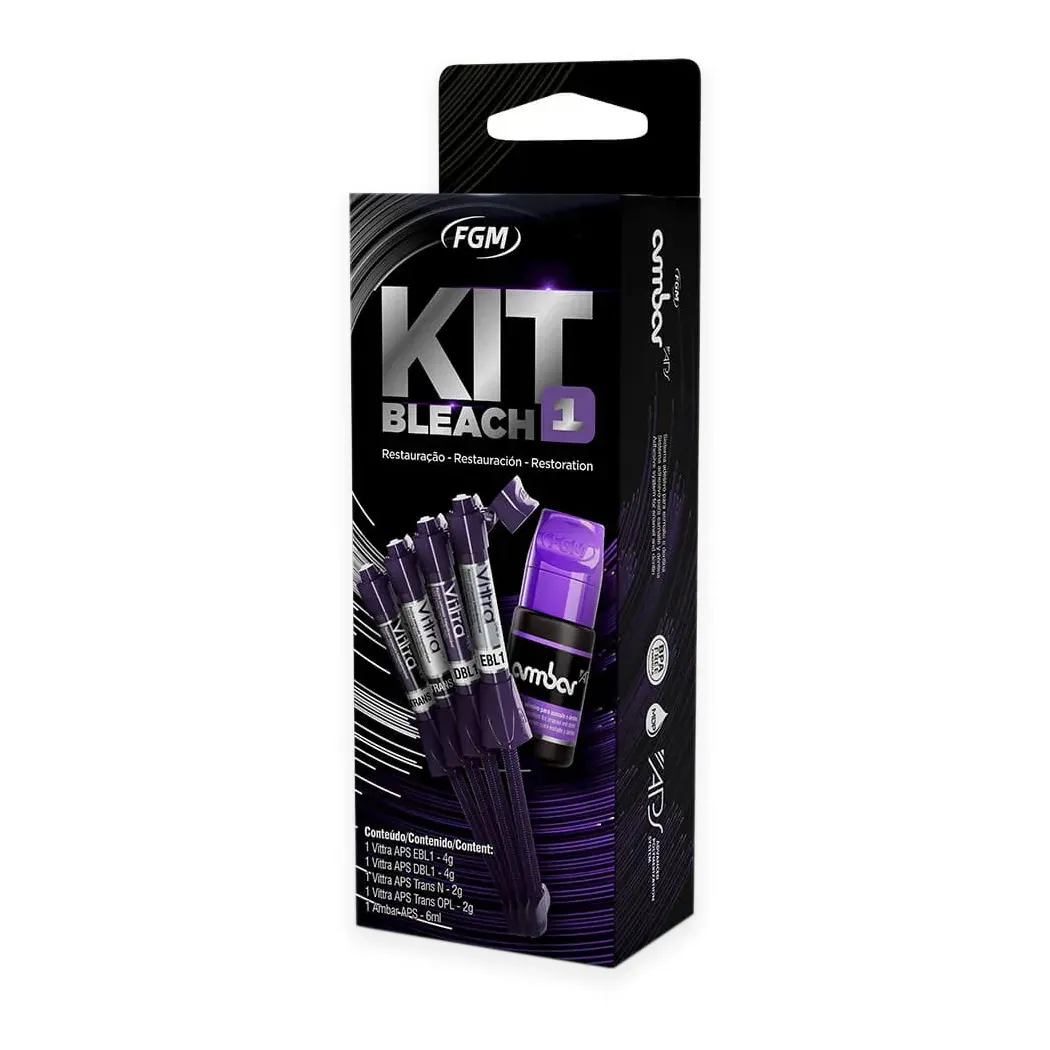 Composite Vittra Kit Bleach 1 (4 Syring) + AMBAR APS Bond