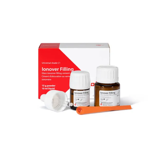 Ionover Filling، حشوة أيونومر زجاجي، B1 (مسحوق وسائل)