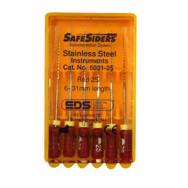 إعادة تعبئة SafeSiders من النيكل-تيتانيوم (وردي، طول 25mm)، #06