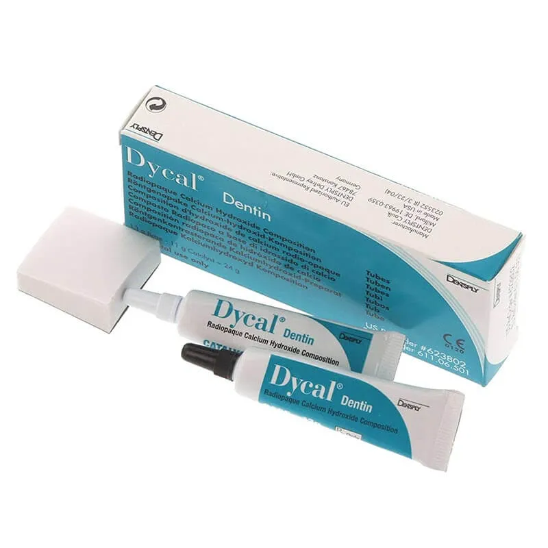 Caulk Dycal Dentin، عبوات أنابيب قياسية