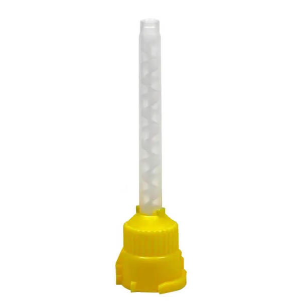 رؤوس خلط الطبعة، صفراء 5.0mm (1:1)