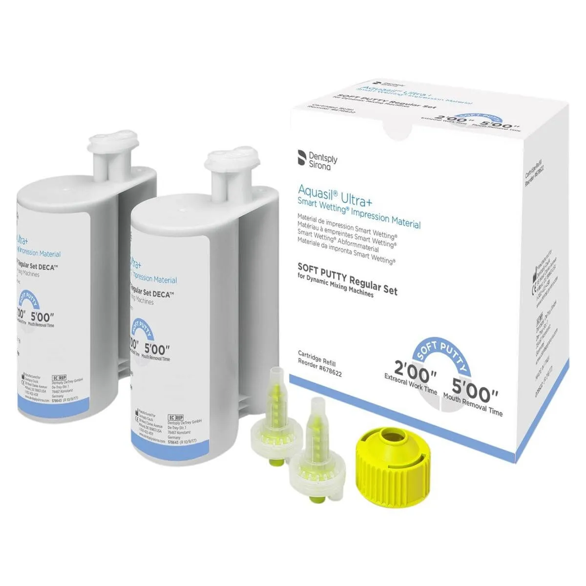 Aquasil Ultra+ خلط آلي، معجون ناعم، مجموعة عادية