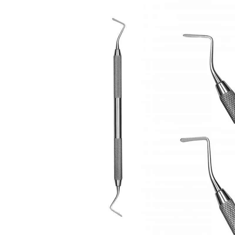 Gingival Cord Packer #113، مائل، مسنن