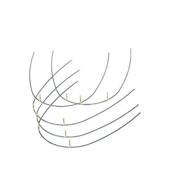TruForce SS Brass Post Archwire, 017x025, Universal 32mm