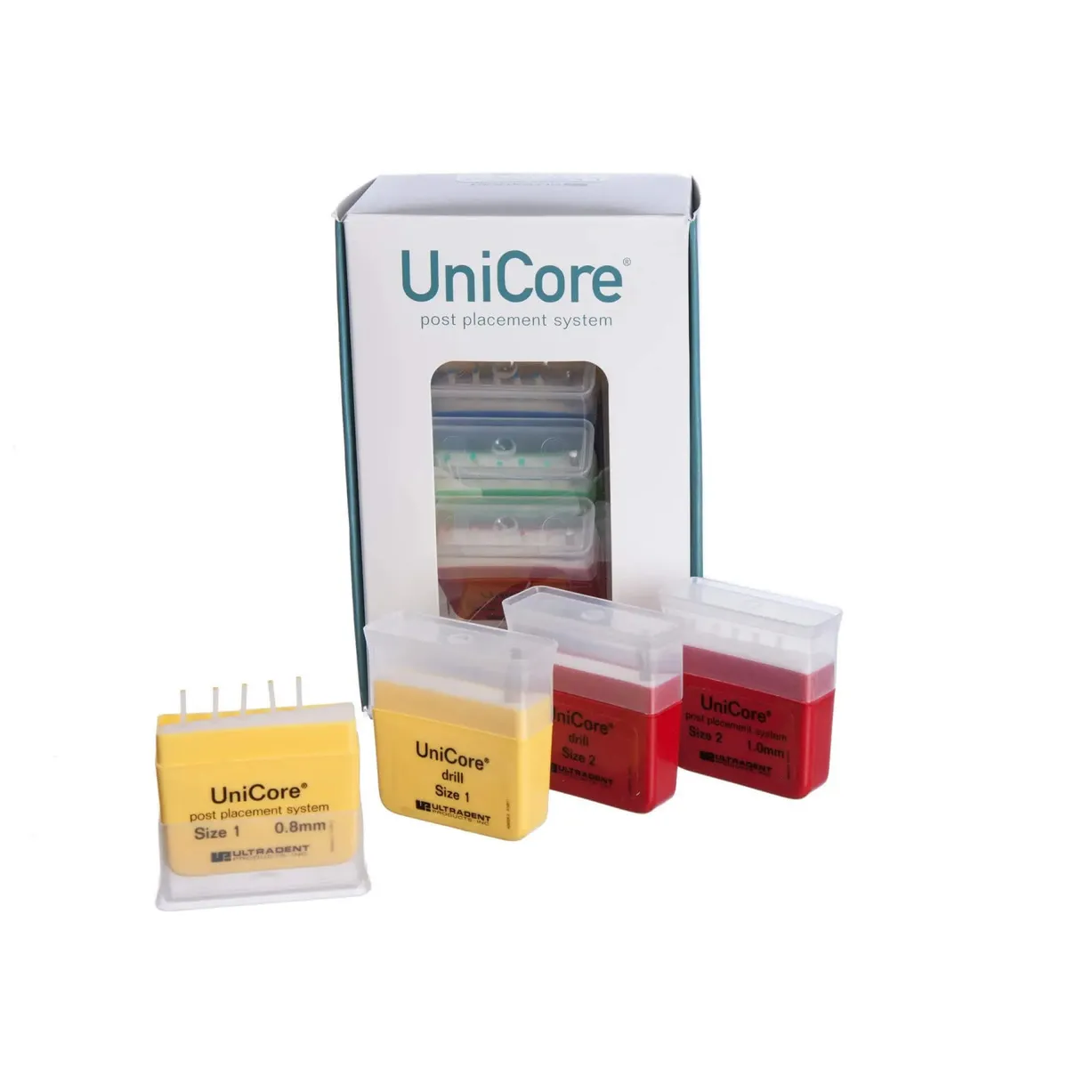 Unicore مجموعة البداية، نظام الأوتاد والمثاقب مقاسات 1 و2