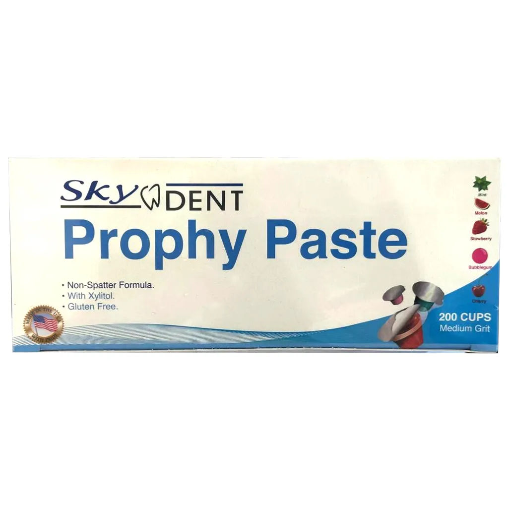 كوب معجون Prophy، نكهات متنوعة، خشونة متوسطة، PK/200