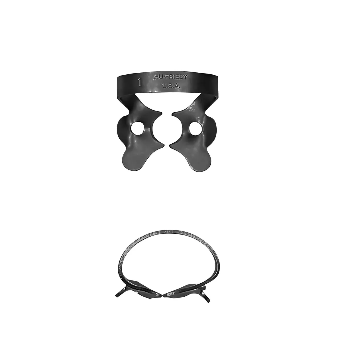 Rubber Dam Clamp #1, Premolar, BlackLine