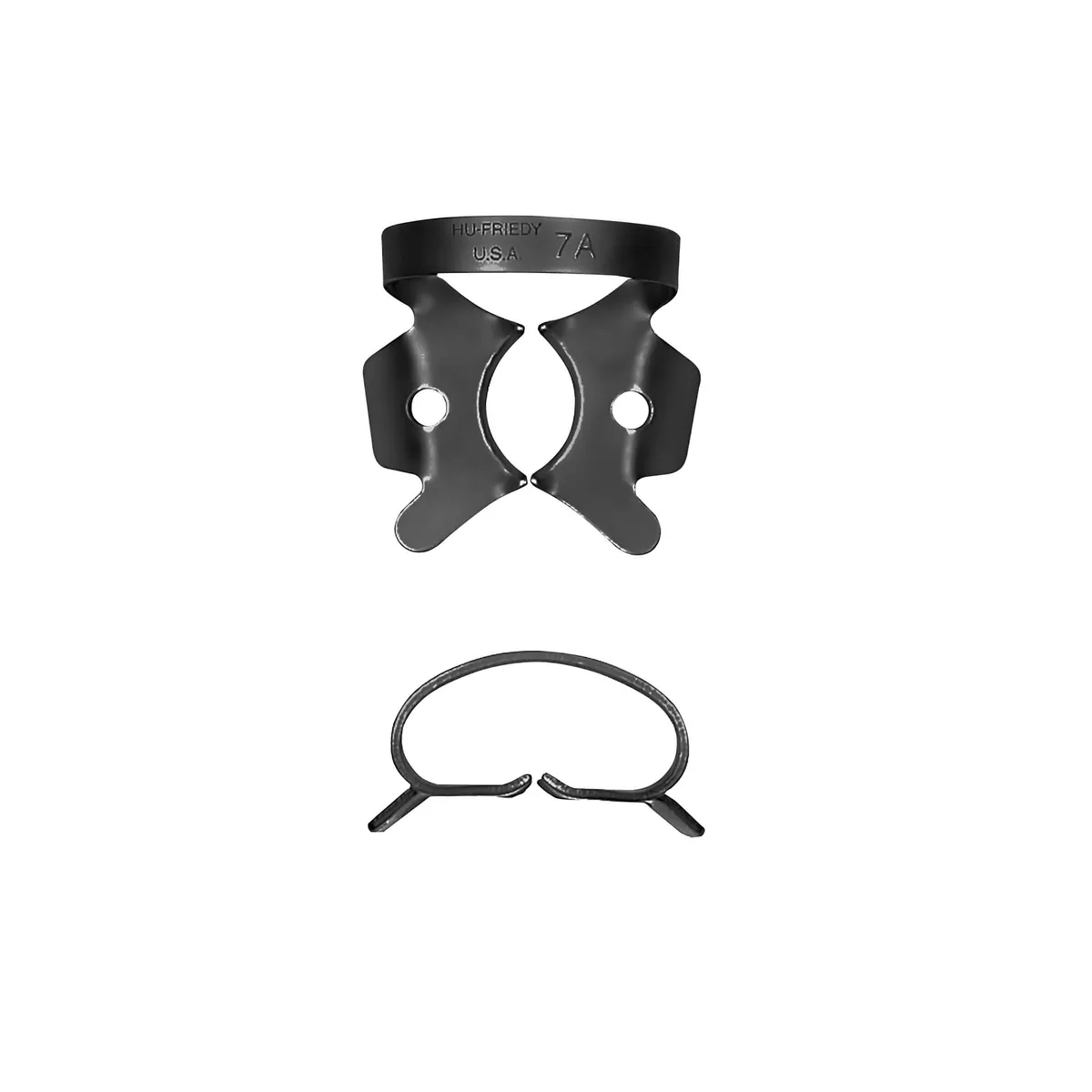 Rubber Dam Clamp #7A, Lower Molar, BlackLine