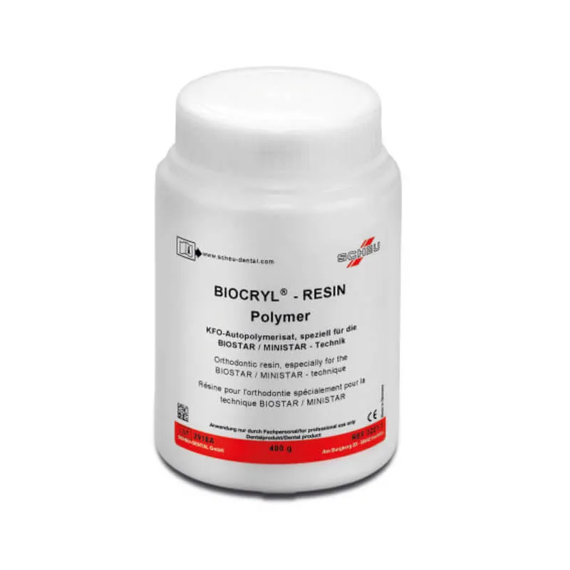 BIOCRYL-RESIN، مجموعة أكريليك تقويمي، 400 جم (مسحوق)