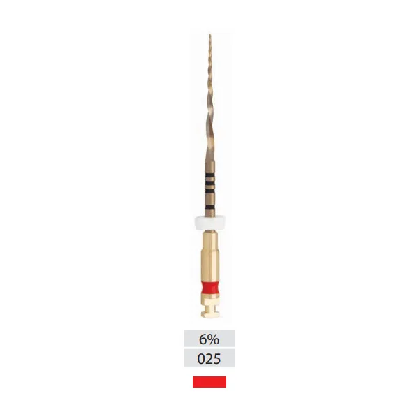 Unicone Rotary Files; 6/025 L25