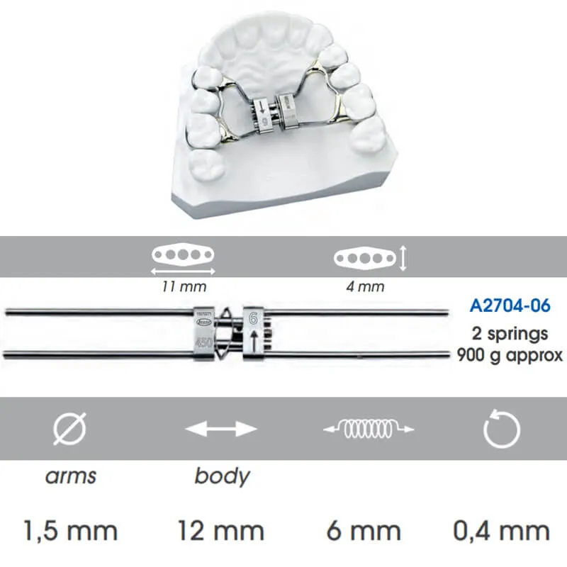 Memoria Spring Leaf Activated Expander, 6mm, 900g