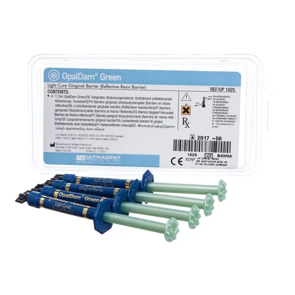 OpalDam Green Refill، حاجز راتنج معالج ضوئيًا