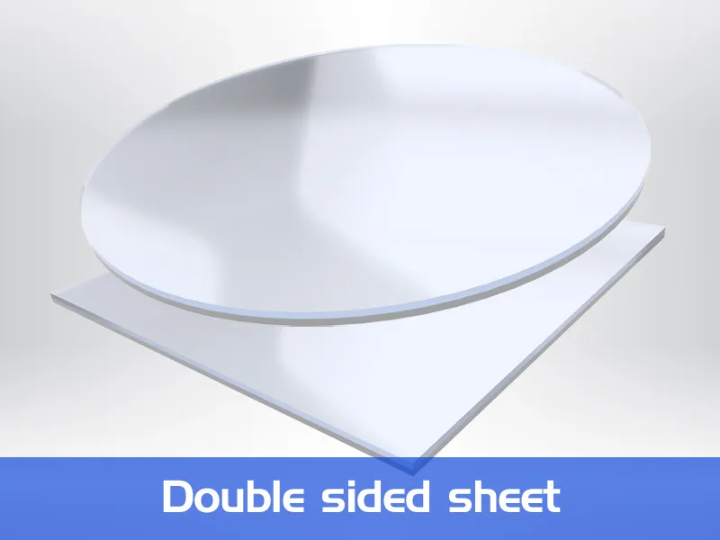 Crystal Hard Sheets، مربع، 0.75 مم، PK/5