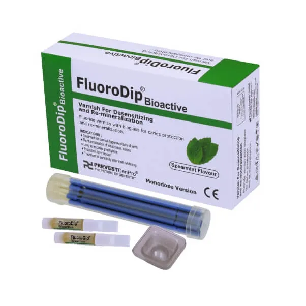 FluoroDip Bioactive، طلاء للتخفيف من الحساسية وإعادة التمعدن
