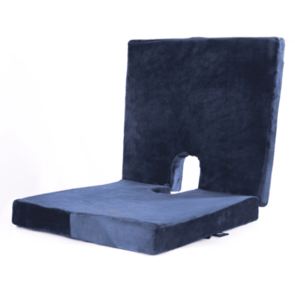 Seat Cushion With Backrest, Memory Foam