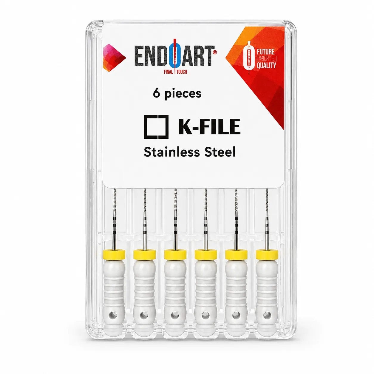Endo Art K مبرد حجم 40 31mm (عبوة 6)