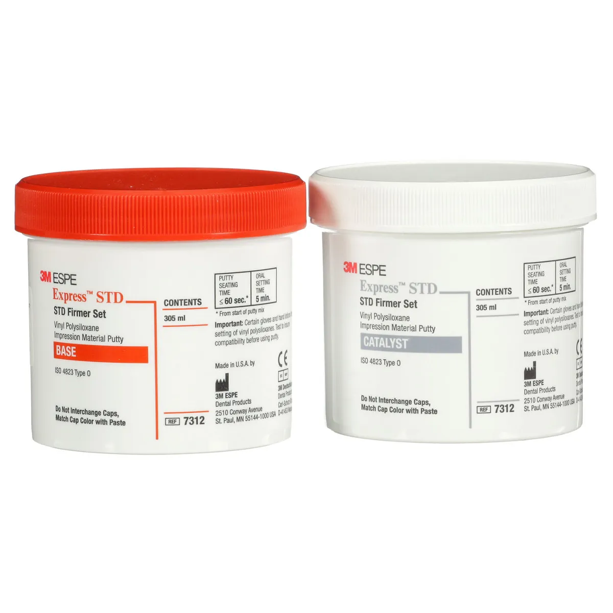 3M Express VPS مادة تسجيل معجون مجموعة 7312