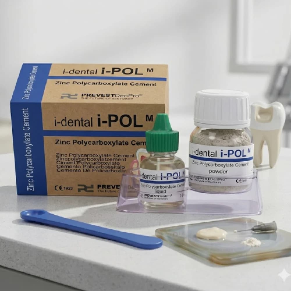 أسمنت بولي كربوكسيلات الزنك I-PoL، مسحوق 50 جم، سائل 25 مل