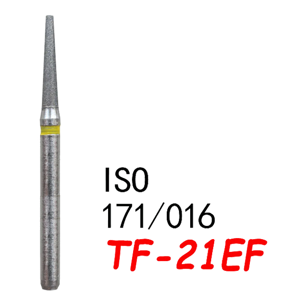 تناقص مستقيم نهاية مسطحة TF-21EF، خشونة فائقة النعومة، 171/014