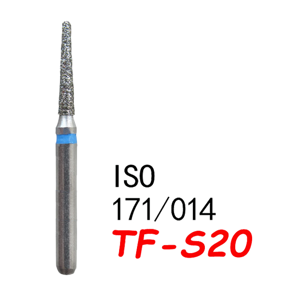 Straight Taper Flat End Short TF-S20, Standard Grit, 171/014